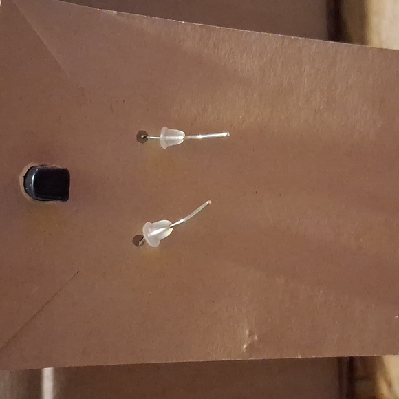 Blue Glitter Unicorn Earrings - Picture 4 of 4